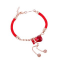 Rope Bracelet Woman Good Luck Money Bag Adjustable Women Bracelet Red J3001 Hot Sale Creative Alloy Unisex Charm Bracelets